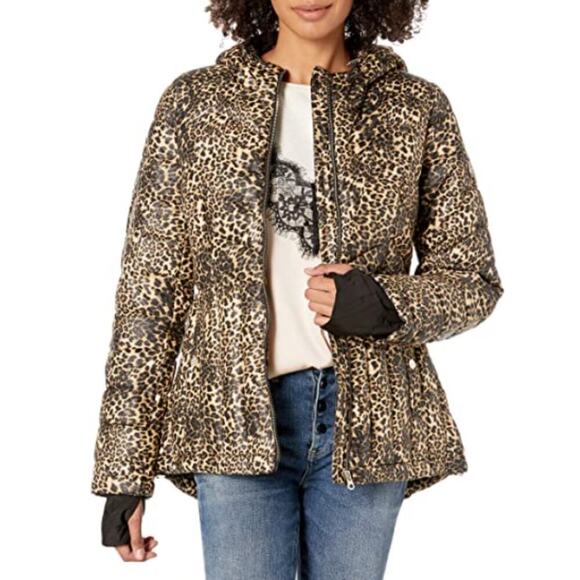 New! Jessica Simpson Packable Quilted Insulated Hooded Puffer Winter Coat Jacket - Picture 1 of 8